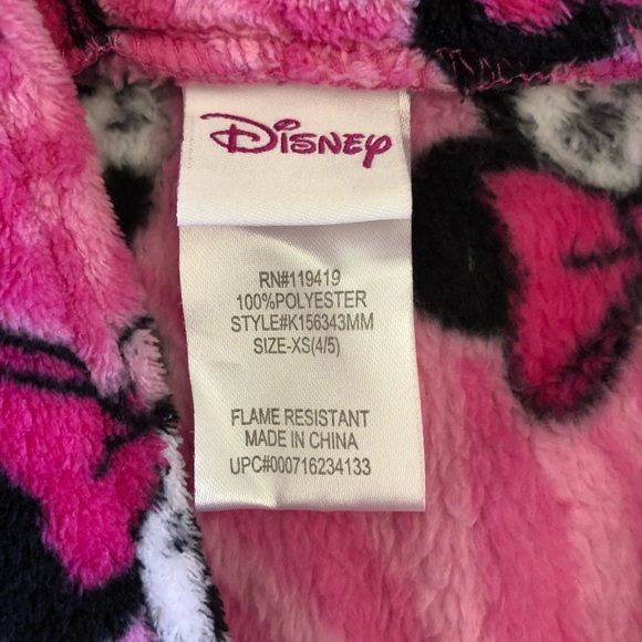 Disney Girls Minnie Mouse Robe. - Picture 3 of 4